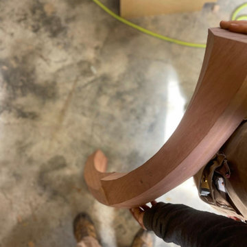 Custom Curved Handrail Milling Process