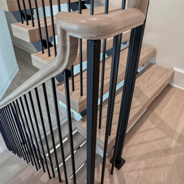 Project #122 | Freestanding Steel & Wood Staircase