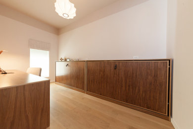 Inspiration for a 1960s home office remodel in New York