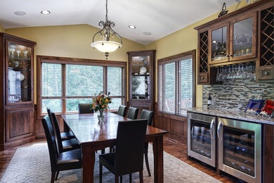 Elegant dining room photo in Minneapolis