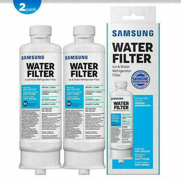 2 Pack Fit for Samsung DA97-17376B HAF-QIN Refrigerator Water Filter DA97-08006C