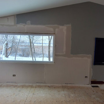 Replacing the drywall