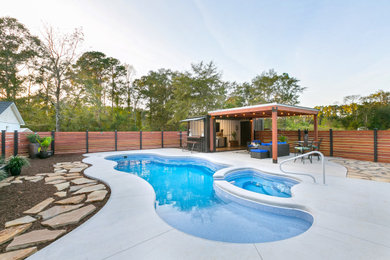 Inspiration for a pool remodel in Charleston