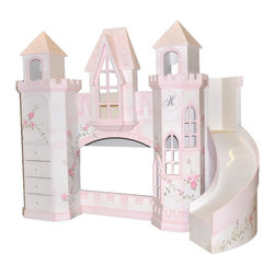 Castle Bed w/ Slide & Built-In Dresser - Products