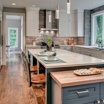 Touch of Modern in a Remodeled Redmond Kitchen