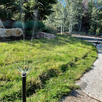 Park City planting, mulch, maintenance, overseed