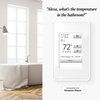 Warmlyyours Floor Heating Kit Tempzone and Wifi Thermostat, 57 Sq. Ft, 120 Volts