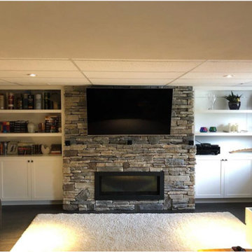 Profile I | White Living Room Cabinets