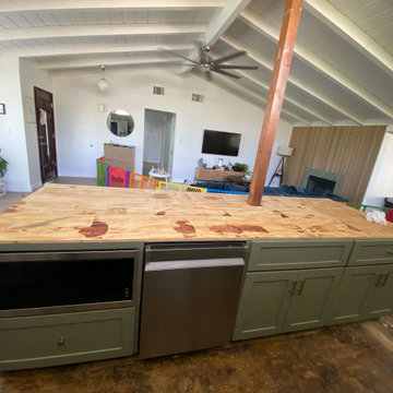 Kim Kitchen Retrofit and New Custom Island
