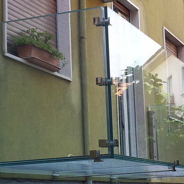 All-glass balcony