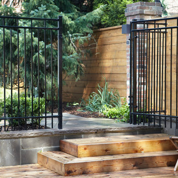 Custom Concrete Pool with Wood Deck