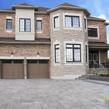 Elegant Landscaping Project In Toronto With Pool Construction & Outdoor Kitchen