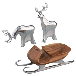 Contemporary Holiday Accents And Figurines by nambe