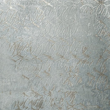 Modern Wallpaper matt gray bronze metallic faux plaster textured contemporary ,