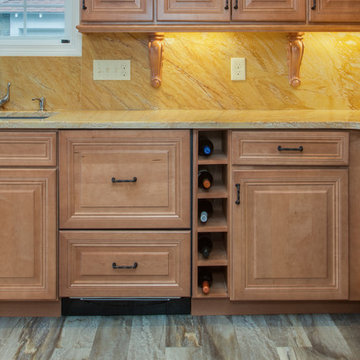 Ornate Maple Toffee Kitchen