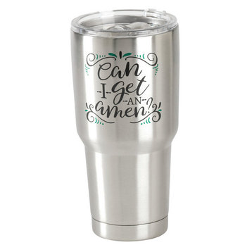 Tumbler  Can I Get An Amen  Stainless  Stainless  30Oz