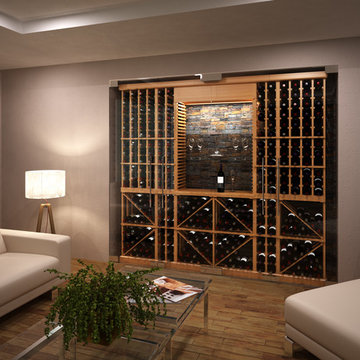 Traditional Wine Cellar by Imagination Wine Cellars