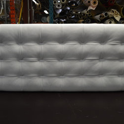 Leather White Bench - Products