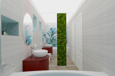 Bathroom - modern bathroom idea in Other