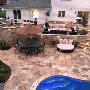 Wayne Scabos Travertine Patio