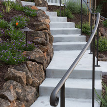 retaining wall - front