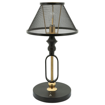 Industrial Led Table Lamp W/shade