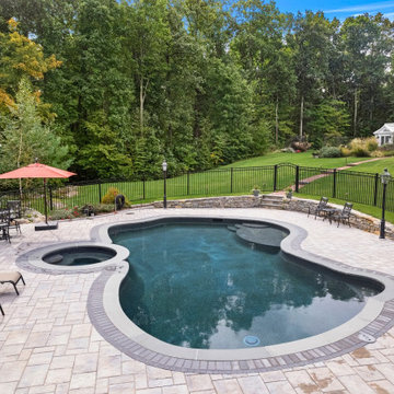 Freeform Pool in Bolton, CT