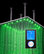 20" Stainless Steel Multi Color Water Powered LED Shower With Digital Control