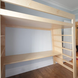 Maple loft bed with desk - Products