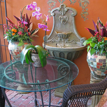 Backyard transformed for celebrating