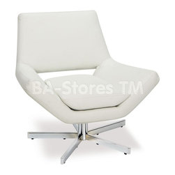 Yield Chair in White Avenue Six - Armchairs And Accent Chairs
