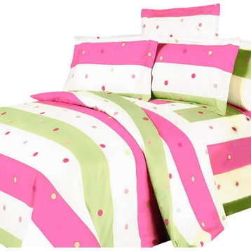 Blancho Bedding - Colorful Life 100% Cotton 4PC Sheet Set (Full Size)
