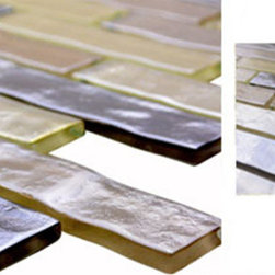 GBM Manufacturing - Geo Collection PUPUKEA Wide Linear 1"x4", Tile - Mosaic Tile