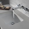 Delta Ara Two Handle Wall Mount Bathroom Faucet Trim, Chrome, T3567LF-WL