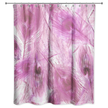 Peacock Feathers 3 71x74 Shower Curtain