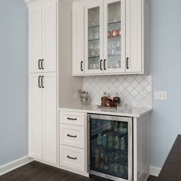 Traditional White Kitchen & Mudroom Remodel