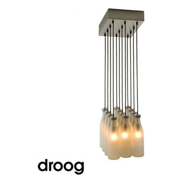 Milk Bottle Chandelier by Droog Design Lamps and Lighting