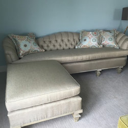 Custom Designed and Painted Furniture - Sectional Sofas