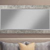 Martin Svensson Home Hammered Metal Gray Full Length Leaner Mirror