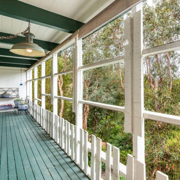 Before - The Original Screened Porch Along the Canyon Side