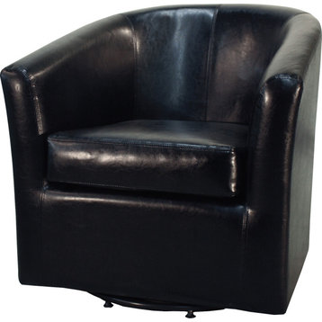 Hayden Swivel Chair - Black
