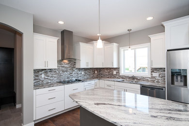 Kitchen - transitional kitchen idea in Other