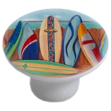 Surfboards Ceramic Cabinet Drawer Knob