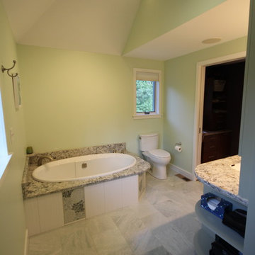 Master Bathroom various ceiling heights