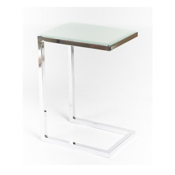 Safari Cee Chrome Side Table | Clear Acid - Coffee Tables