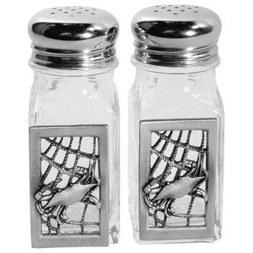 Crab Net Salt and Pepper Shakers