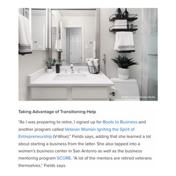 Article: Best Tips From an Air Force Vet Whose Interior Design Business Took Off