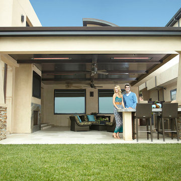Residential Outdoor Patio in Naples, Long Beach