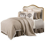 HiEnd Accents - 4-Piece Charlotte Comforter Set, Super King - Wash Instructions: Dry clean recommended