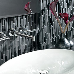Arris&trade; Chrome Two-Handle Wall Mount Bathroom Faucet - Products